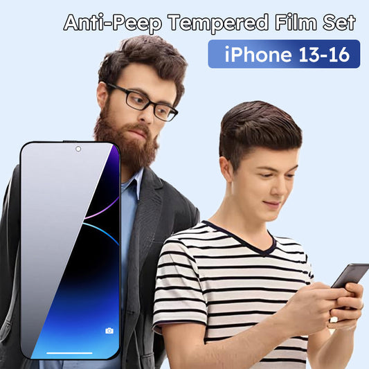 🔥Köp 1 Få 1 GRATIS🔥Multi-vinkel anti-titt härdat filmset för iPhone