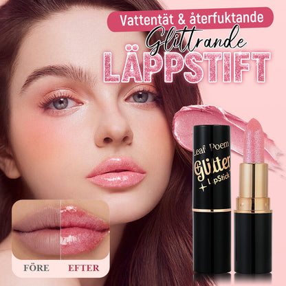 🔥2025 VARM REA - UPP TILL 50% RABATT🔥Vattentätt & återfuktande glittrande läppstift🔥