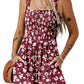 ⏰Hot Sale 49% rabatt💃Kvinnors sommar Fyrkantig halsringning Ärmlös Lös avslappnad kort Romper med smock