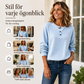 Dam casual sweatjacka i våffelstickning