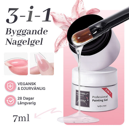 ✨️💅3-in-1 Mångsidig Hög Transparent Nagelbygg Base Gel