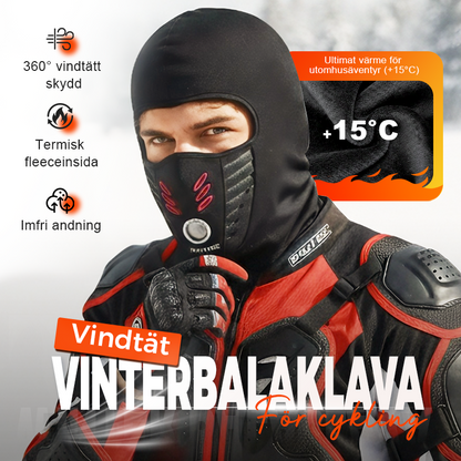 🧢Vindtät helmask för vinterbruk, unisex