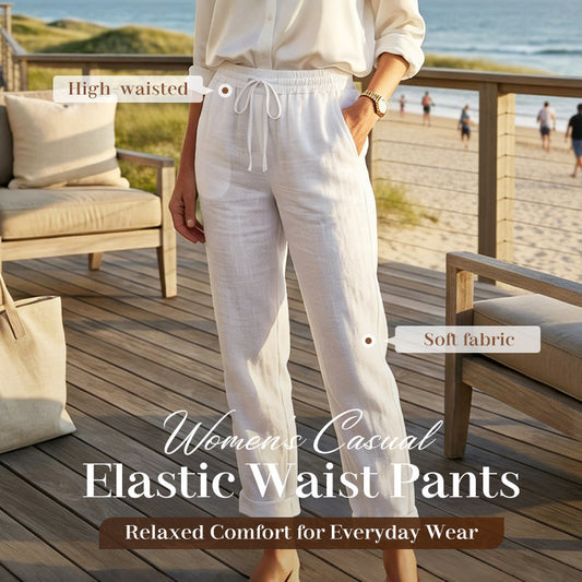 👖 50% RABATT! 🌿 Kali Andningsaktiva & Flexibla Byxor i Linne – Lättvikt, Bekväm Passform & Avslappnad Stil ☀️