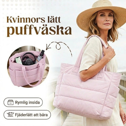 ✨Begränsad tid – 50% rabatt⏰👜 Lättviktig puffig tygväska（🔥het försäljning🔥）