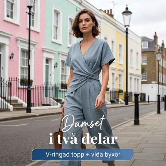 💃 Elegant enfärgat tvådelat set – skapar omedelbart en feminin silhuett!