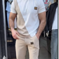 🔥Casual Crew Neck Top och byxor för män