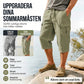 👖Cargobyxor i linneblandning för herr🌬️ Lätta, andningsbara och utformade för komfort