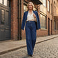 💖Högmidjade jeans med vida ben för damer
