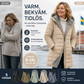 ✈️Fri frakt❄️ FÖRBEREDELSER INFÖR VINTERN 🧥 Termisk vinterjacka med huva för damer ✨ Varm, bekväm och perfekt för kalla dagar