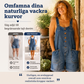 👖✨ Avslappnad denimoverall med fickor och justerbara remmar