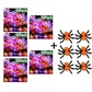 LED Ljus Halloween Lysande Ring - Set med 50 st