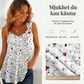 🌸 50% RABATT NU! ✨ Damtopp med Blomstertryck – Snygg V-ringning & Luftig Passform – Ett Sommarplagg Du Måste Ha 🌞