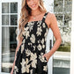 ⏰Hot Sale 49% rabatt💃Kvinnors sommar Fyrkantig halsringning Ärmlös Lös avslappnad kort Romper med smock
