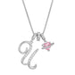 💖Sista dagen 50 % rabatt✨A–Z Bokstavshalsband med tre hängen🎀