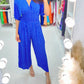 👗Nyinkommet🔥Prickig jumpsuit med elastisk midja