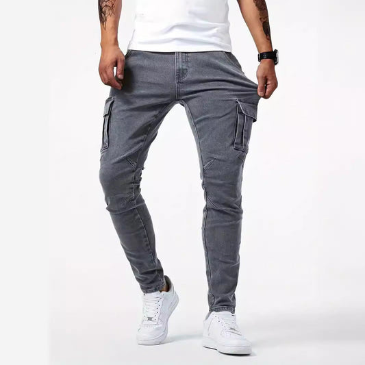 🔥Cargobyxor i denim för män👖