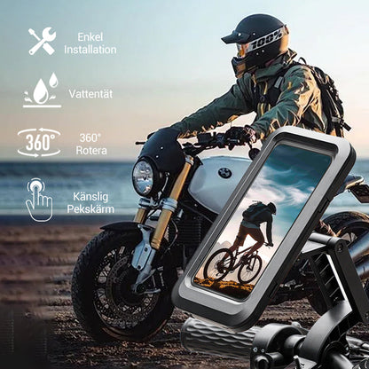 ⏰2025 Nytt 🚗 Universell Vattentät Telefonhållare för Cykel och Motorcykel