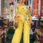 💐✨Ladies Sommar Färgglad Cool Chiffong Tvådelat Set✨