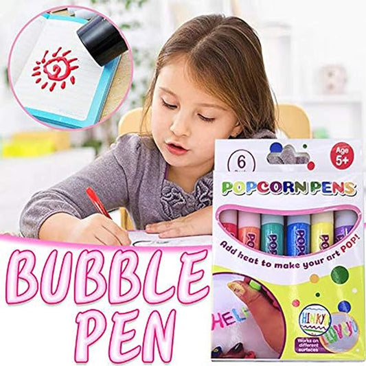 🎅DIY Bubble Popcorn Ritpennor (6 st/set)🎁