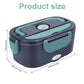 🎁NYÅR 2026 HET REA - Begränsad tid 50% RABATT🔥2-i-1 Bärbar Dual Voltage Electric 7-delad Set Lunchbox