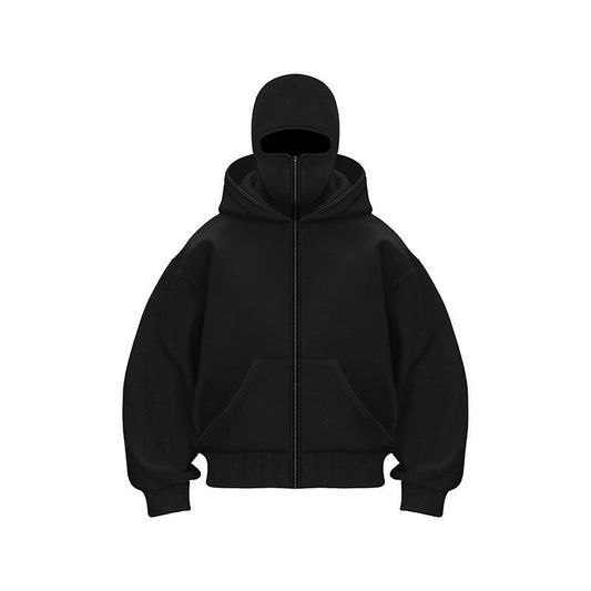👁️‍🗨️Ninja-hoodie med dragkedja för män och kvinno