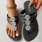 🔥2025 Ny 50% rabatt Hot Sale🔥Platta Sandaler Med Dekorativa Blommor För Kvinnor