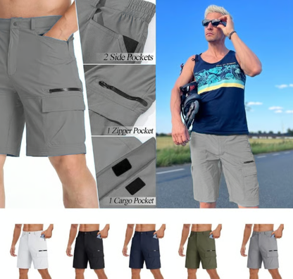 ✨ Tidsbegränsat erbjudande 49% OFF🔥 Herrskor för utomhusbruk, casual cargo shorts👍🏼