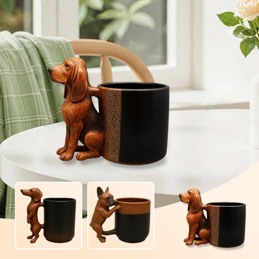 🐕🦮🐕🦺Kreative Dachshundkopp för dekoration