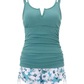 🌊TUMMY CONTROL TWO-PIECE TANKINI SET