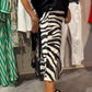 Knot Front Blouse & Midi Skirt Casual Set för kvinnor