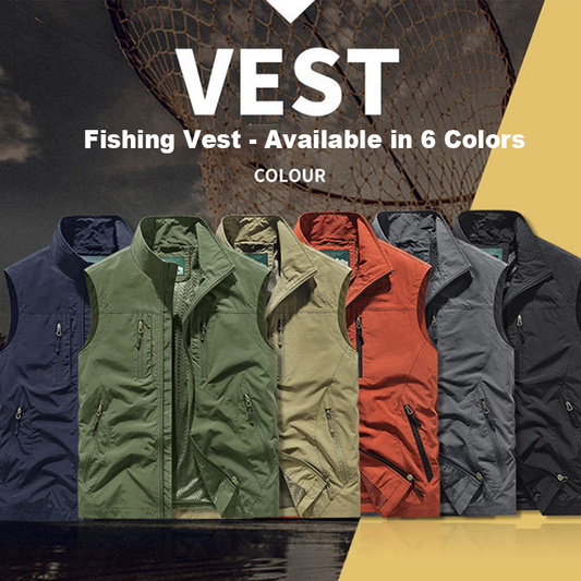 ⏰ Tidsbegränsat Erbjudande: 49% RABATT 🔥🧥 Herr Oversized Ärmlös Västjacka Med Fickor