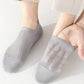 Herr enfärgade mesh-sockor med andningsfunktion