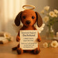 🐾👼 Delikat miniatyrkrokad hundsouvenir – känslomässig tröst, ängelformad design！