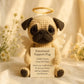 🐾👼 Delikat miniatyrkrokad hundsouvenir – känslomässig tröst, ängelformad design！