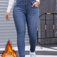 Varma casual jeans för damer