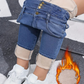 Varma casual jeans för damer