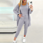 💜Begränsat erbjudande 💜Casual och elegant 3-delat set för damer