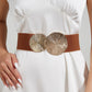 Damvintage bälte med guldspänne och hög elasticitet🎁