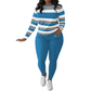 ⏳Begränsad tid 60 % rabatt⏰Damms Casuals 2-delade set👚👖