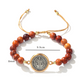 📿 KÖP 1 FÅ 1 GRATIS! ✨ Justerbart Träpärlearmband med St. Benedict – Andligt Skydd, Naturmaterial & Unisex Design 🙏