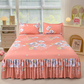 🛏️ 50% RABATT! 🎀 3-delat Volangsängkjol – Elegant Design, Fullständigt Skydd & Universell Passform 🛌