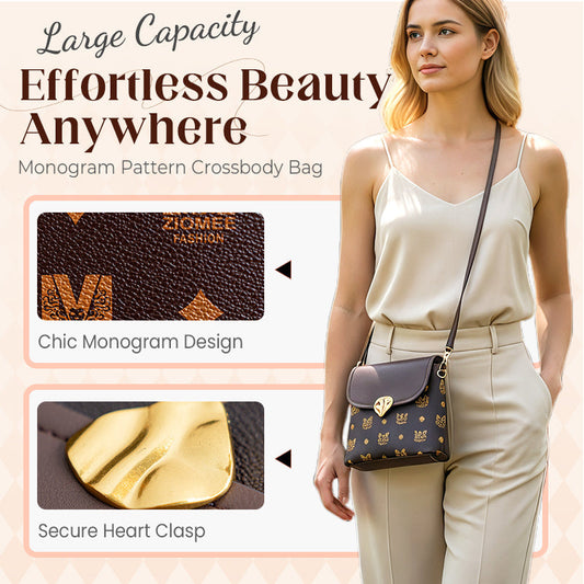 🔥Damers monogrammönster Crossbody-väska