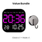 ⏰✨ 50% RABATT! | Multifunktionell Digital Väckarklocka – Temperatur, Justerbar Ljus & Fjärrkontroll!