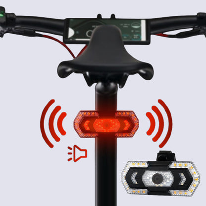 Trådlös styrning av cykelns blinkers och bakljus