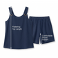 👚🩳 Avslappnat set med ringdetalj och shorts