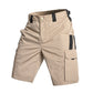 Taktiska cargoshorts med flera fickor för män