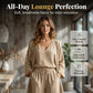 🔥Factory Direct Sales🔥 Elegant Tredelat Set för Dam - Kofta, Topp & Byxor med Vida Ben