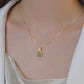 Elegant Hetian-jade hängsmycke halsband