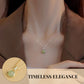 Elegant Hetian-jade hängsmycke halsband