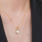 Elegant Hetian-jade hängsmycke halsband